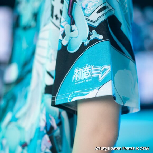 NEW ACDC RAG x Hatsune Miku Forever Black Mint Tee - Picture 5 of 7